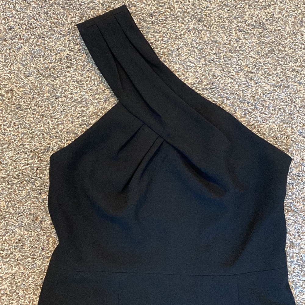 Tory Burch Ashlee Crepe Sheath Black Dress - Picture 2 of 8